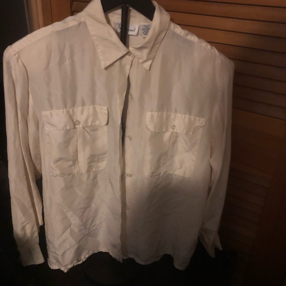 Os International Cream Blouse